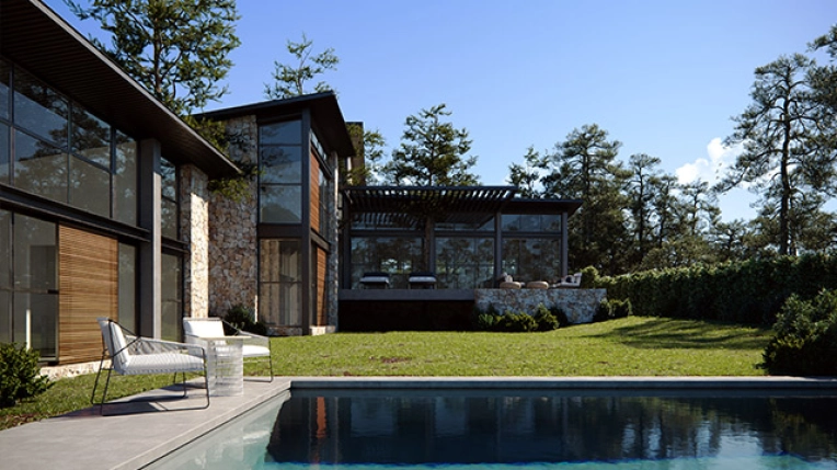 Single-Family Homes, Passive House / Eco-friendly, Summer Home, New Build