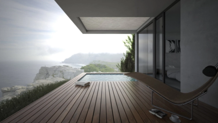 Patios & Terraces, Single-Family Homes, Summer Home, Swimming Pools, New Build, Renovation, Futuristic, Contemporary, modern