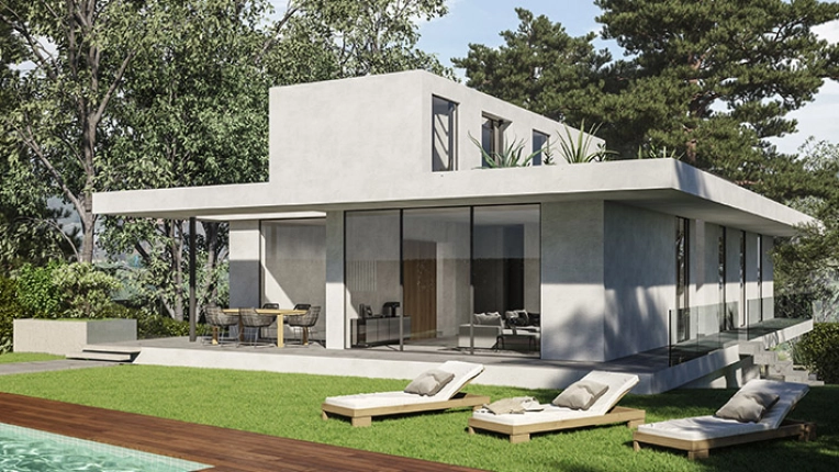 Single-Family Homes, Passive House / Eco-friendly, Farmhouse, Summer Home, New Build, Interior Architecture & Design, modern